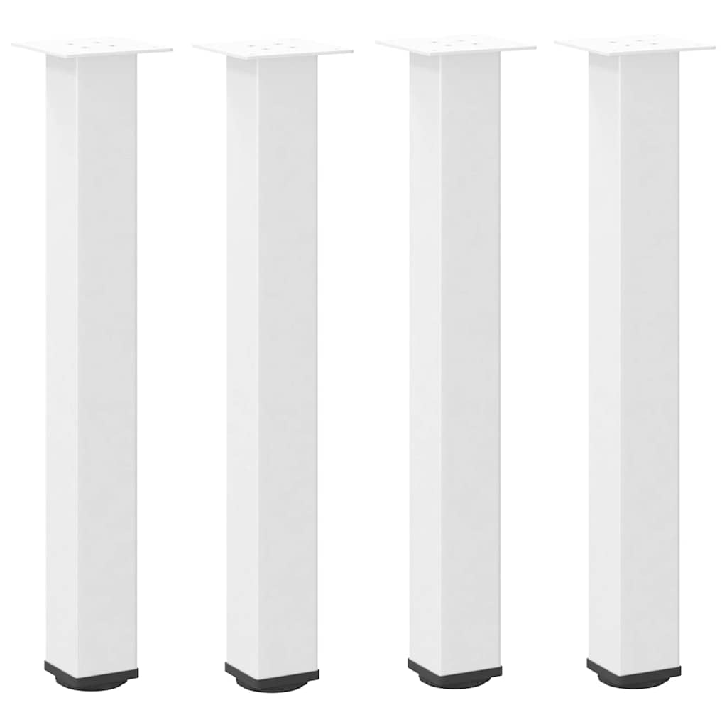 Coffee Table Legs 4 pcs 30-32 Steel White 72-74 cm (80 mm)