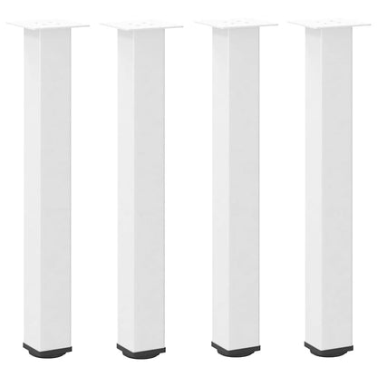 Coffee Table Legs 4 pcs 30-32 Steel White 72-74 cm (80 mm)