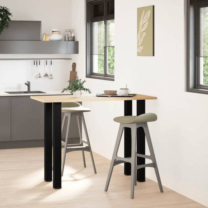 Coffee Table Legs 4 pcs 30-32 Steel Black 90-92 cm (80 mm)