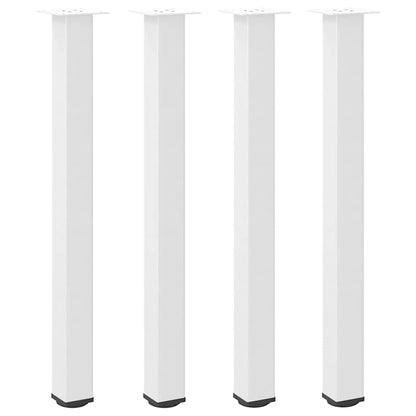 Coffee Table Legs 4 pcs 30-32 Steel White 90-92 cm (80 mm)