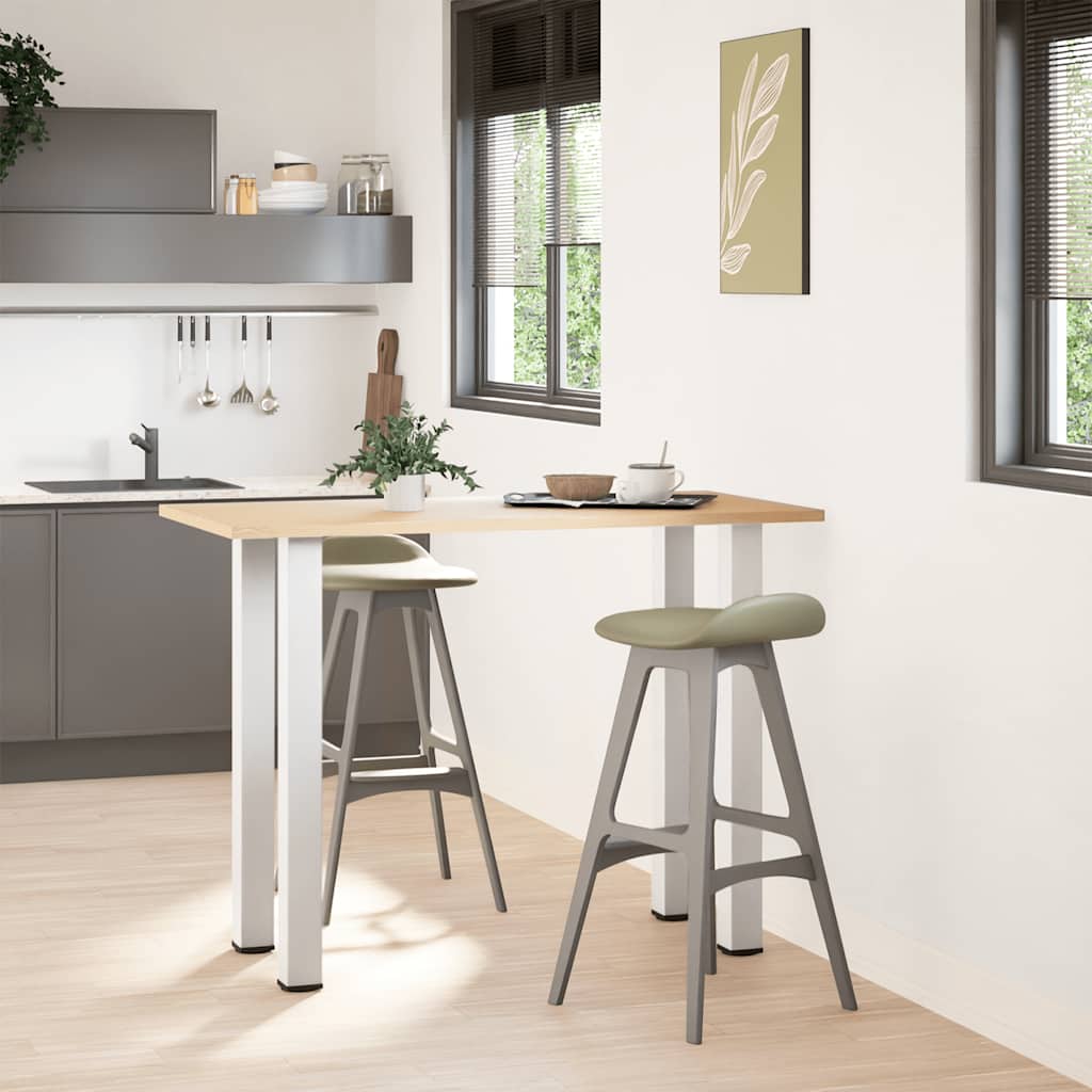 Coffee Table Legs 4 pcs 30-32 Steel White 90-92 cm (80 mm)