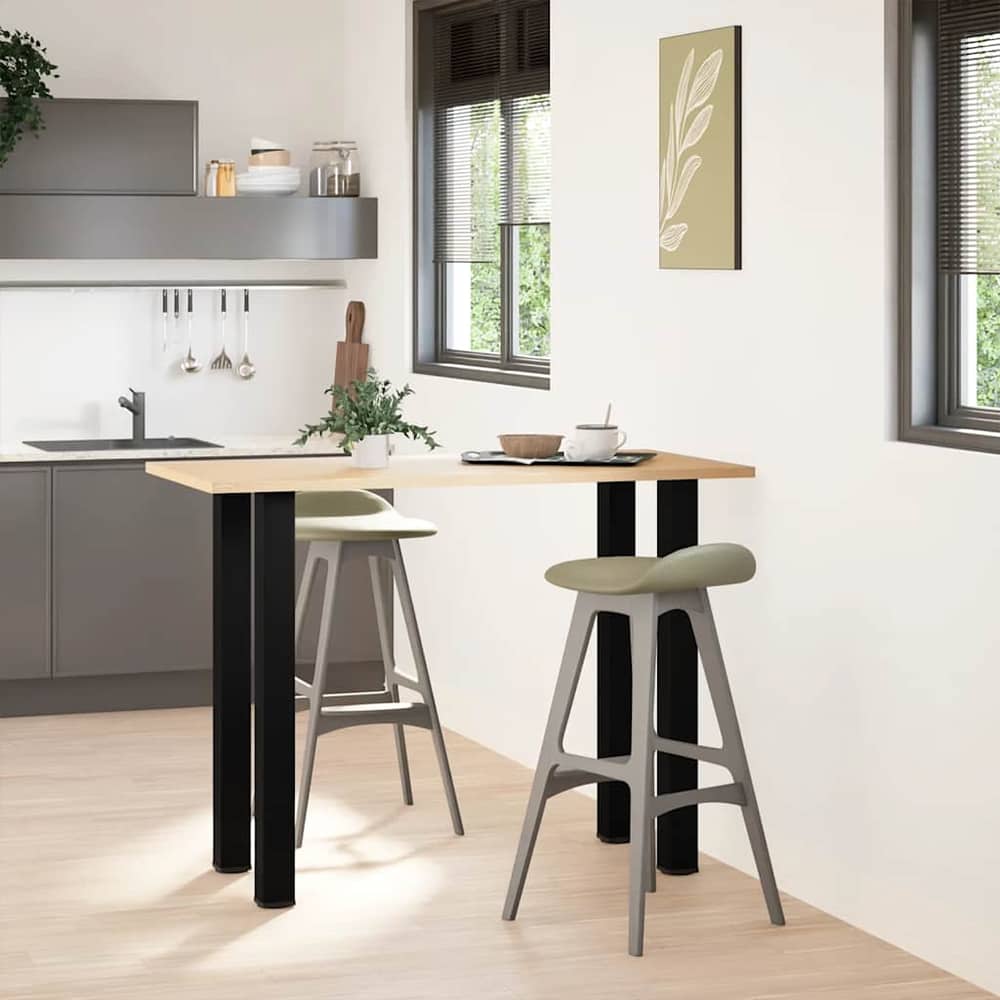 Coffee Table Legs 4 pcs 30-32 Steel Black 100-102 cm (80 mm)