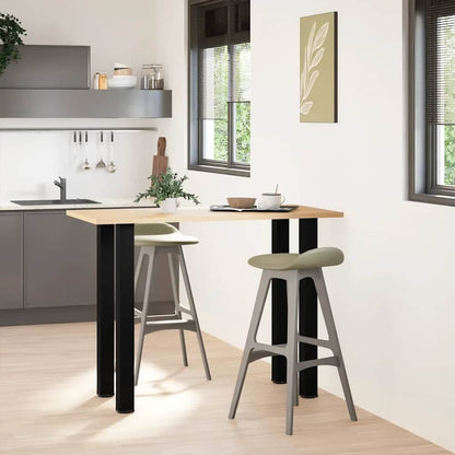 Coffee Table Legs 4 pcs 30-32 Steel Black 100-102 cm (80 mm)