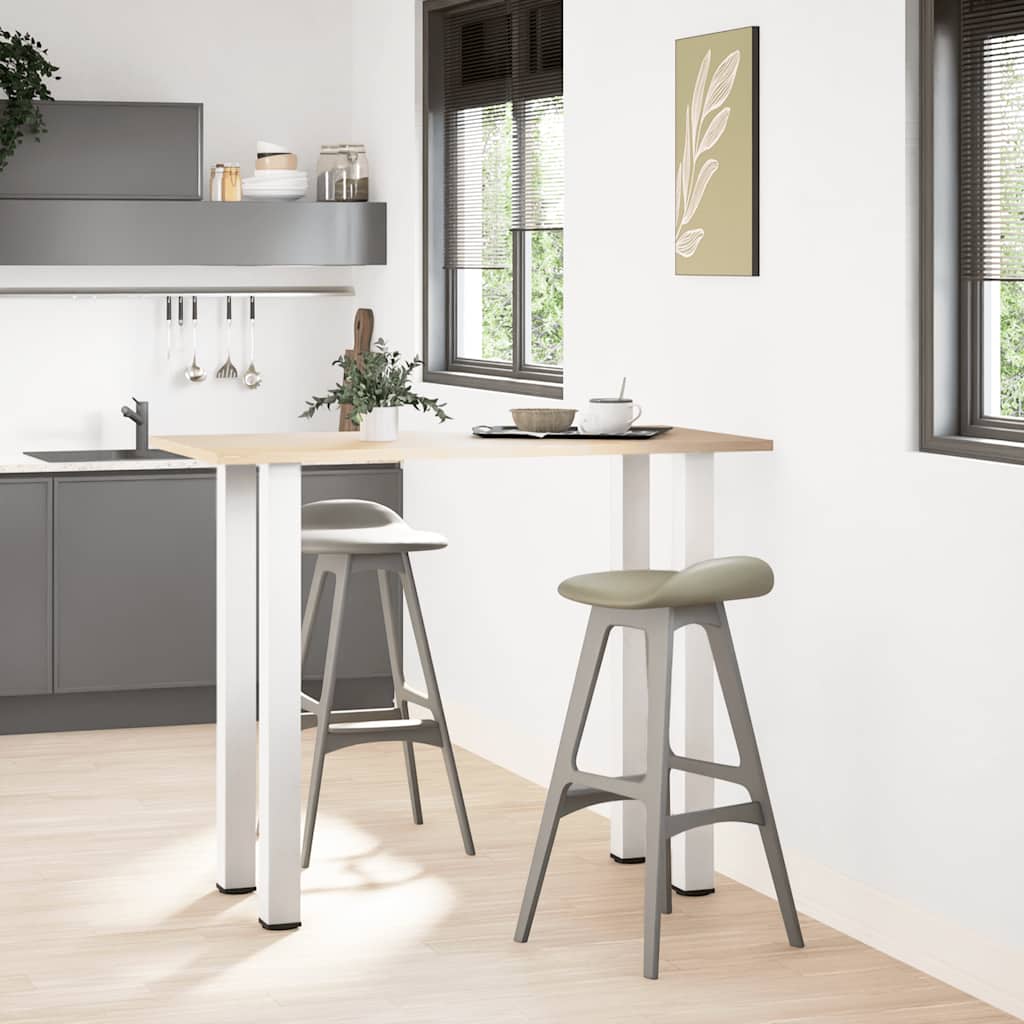 vidaXL Coffee Table Legs 4 pcs 30-32 Steel White
