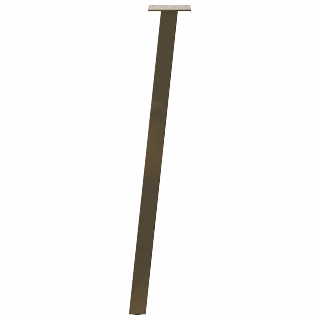 vidaXL Console Table Legs 4 pcs Natural Steel 72 cm Steel 5