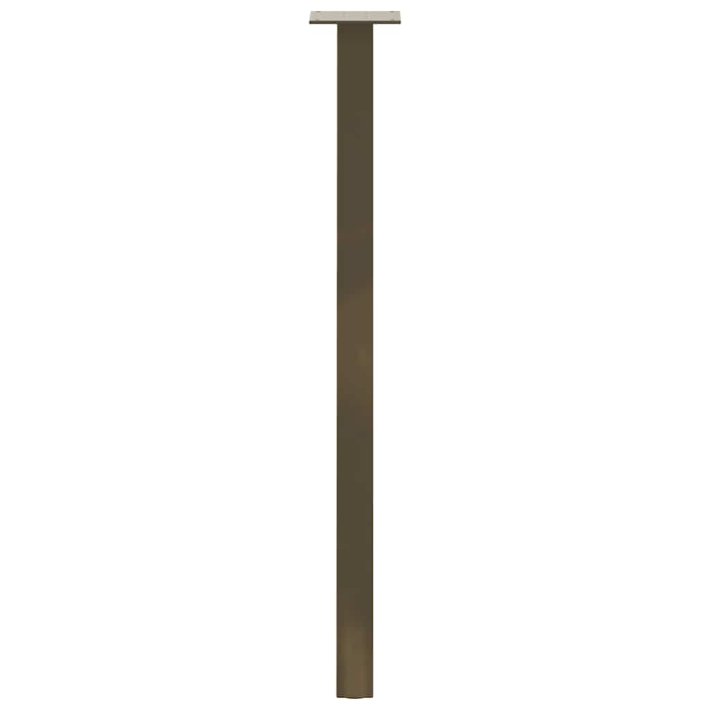 vidaXL Console Table Legs 4 pcs Natural Steel 72 cm Steel 6