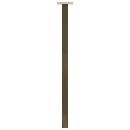 vidaXL Console Table Legs 4 pcs Natural Steel 72 cm Steel 6