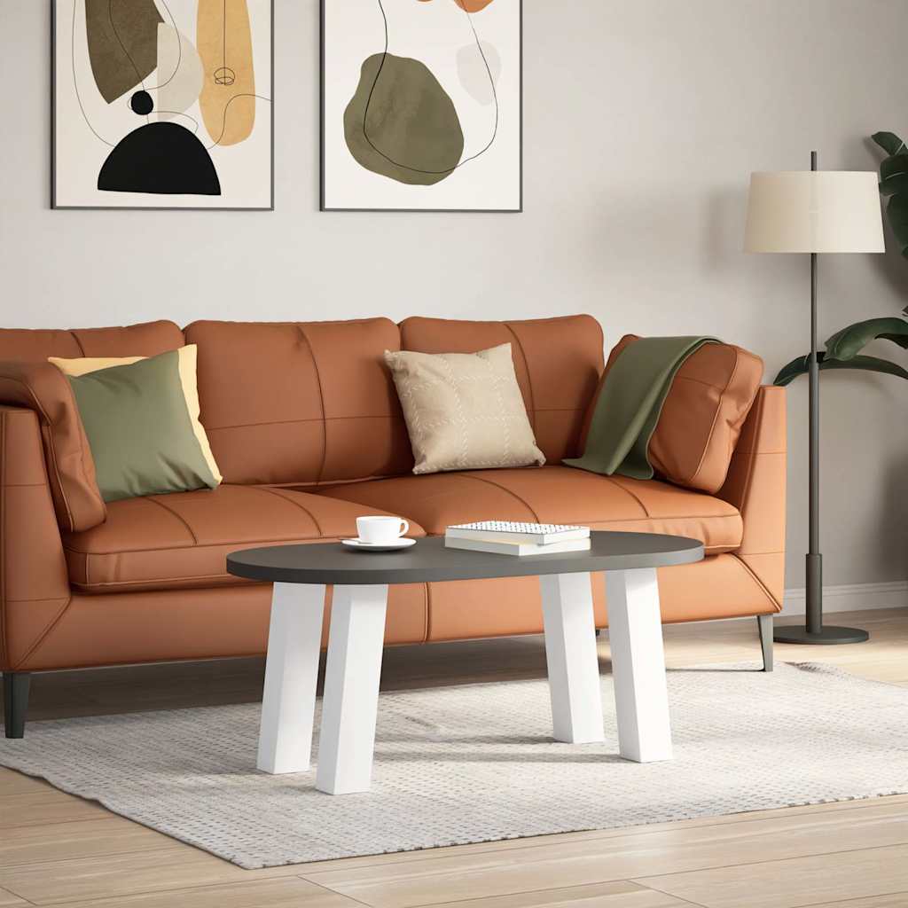 vidaXL Coffee Table Legs 4 pcs White 42 cm Steel 3