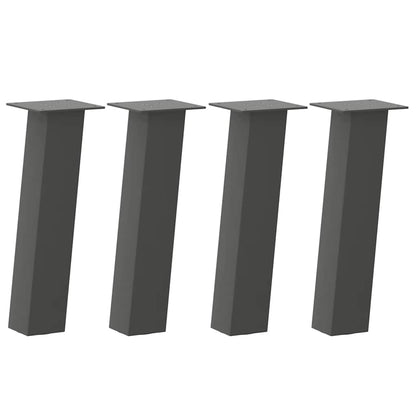 vidaXL Coffee Table Legs 4 pcs Anthracite 42 cm Steel 2