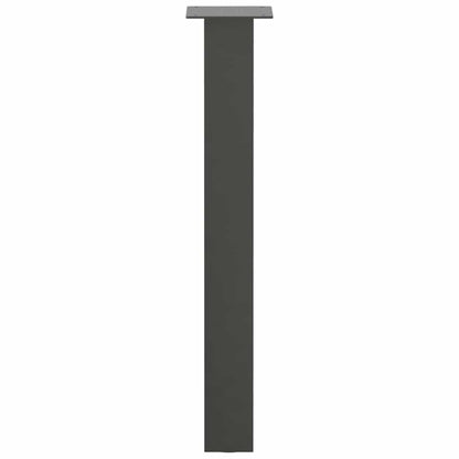 vidaXL Console Table Legs 4 pcs Anthracite 72 cm Steel 6