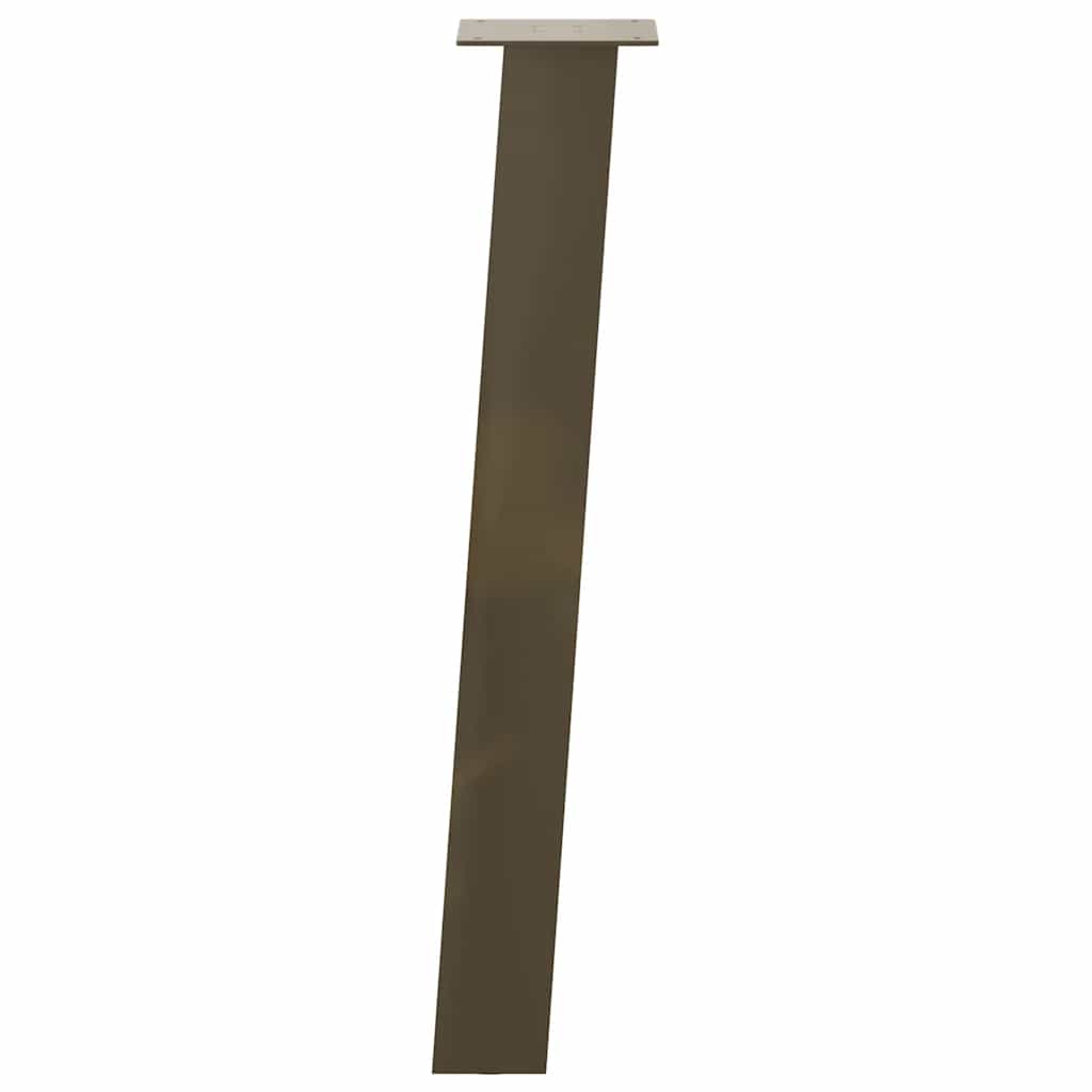 vidaXL Console Table Legs 4 pcs Natural Steel 72 cm Steel 5
