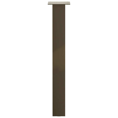 vidaXL Console Table Legs 4 pcs Natural Steel 72 cm Steel 6