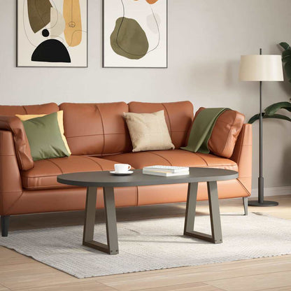 vidaXL Coffee Table Legs V-Shape 2 pcs Natural Steel 38x(42-43.3) cm Steel 2