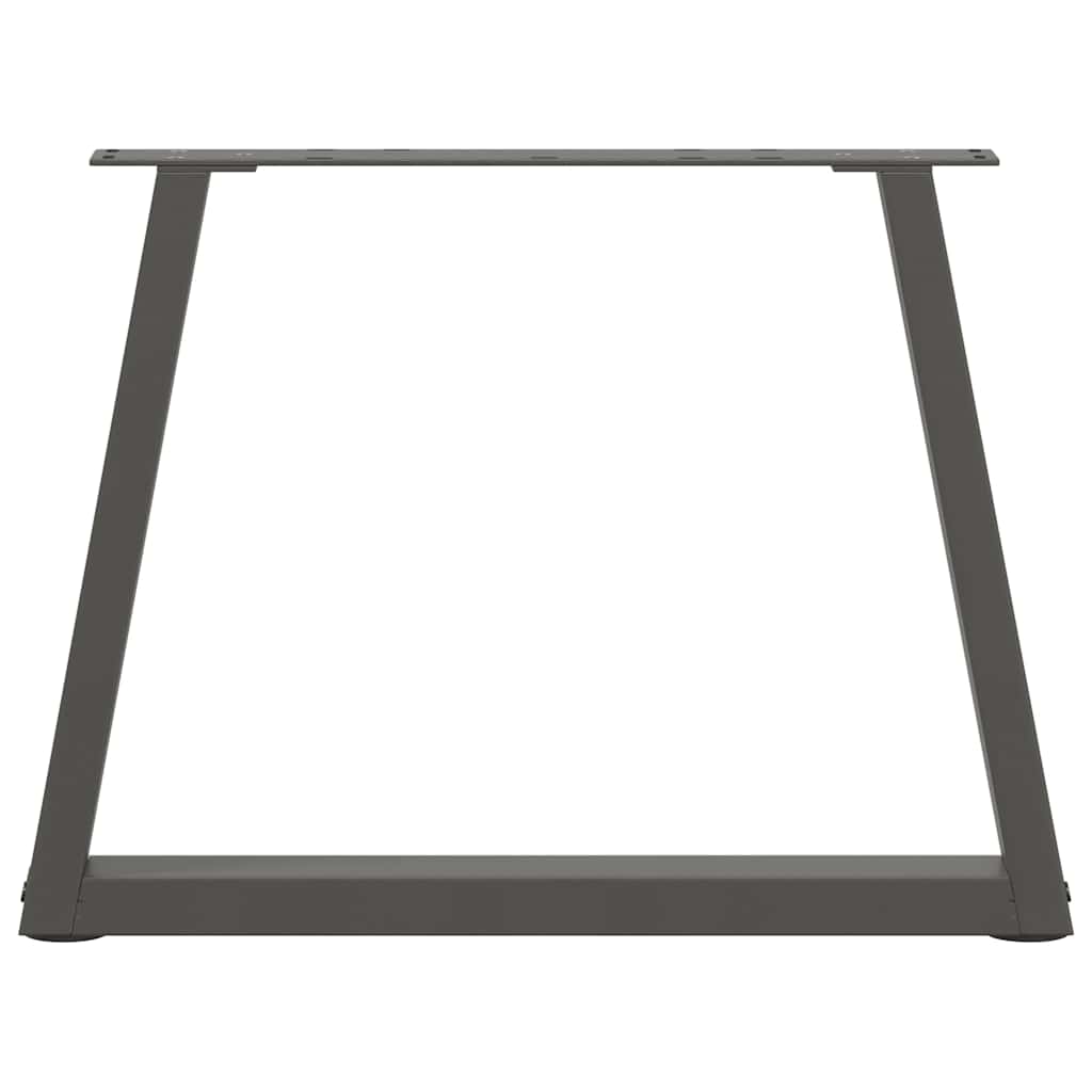 vidaXL Coffee Table Legs V-Shape 2 pcs Anthracite 50x(42-43.3) cm Steel 5