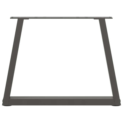 vidaXL Coffee Table Legs V-Shape 2 pcs Anthracite 50x(42-43.3) cm Steel 5