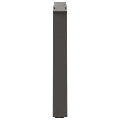 vidaXL Coffee Table Legs V-Shape 2 pcs Anthracite 60x(42-43.3) cm Steel 6
