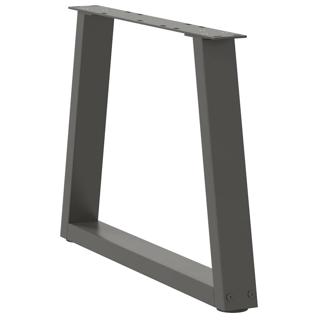 vidaXL Coffee Table Legs V-Shape 2 pcs Anthracite 70x(42-43.3) cm Steel 4