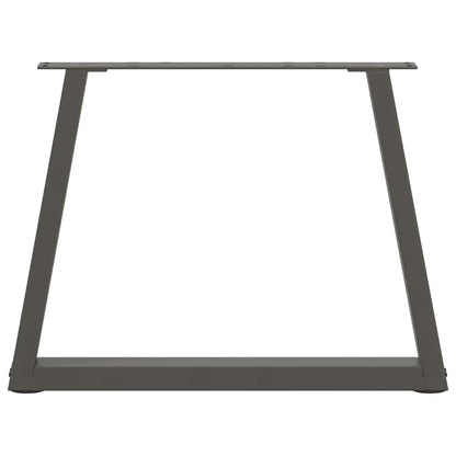 vidaXL Coffee Table Legs V-Shape 2 pcs Anthracite 70x(42-43.3) cm Steel 5