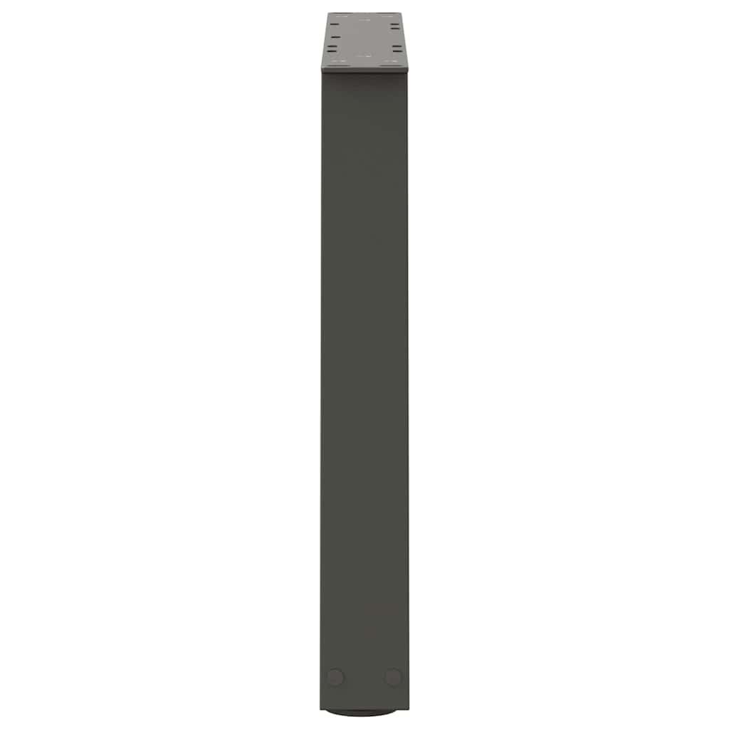 vidaXL Coffee Table Legs V-Shape 2 pcs Anthracite 70x(42-43.3) cm Steel 6