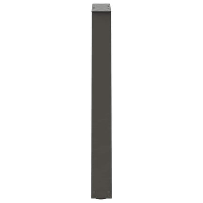 vidaXL Dining Table Legs V-Shape 2 pcs Anthracite 50x(72-73.3)cm Steel 6