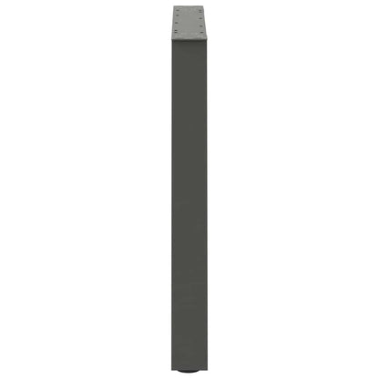vidaXL Dining Table Legs V-Shape 2 pcs Anthracite 80x(72-73.3) cm Steel 6