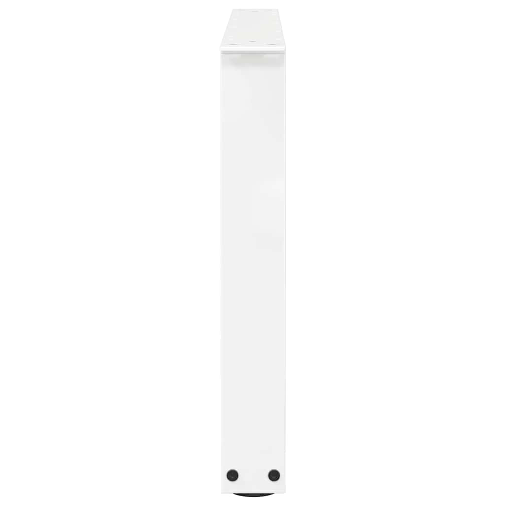 vidaXL Coffee Table Legs V-Shape 2 pcs White 70x(42-43.3) cm Steel 6