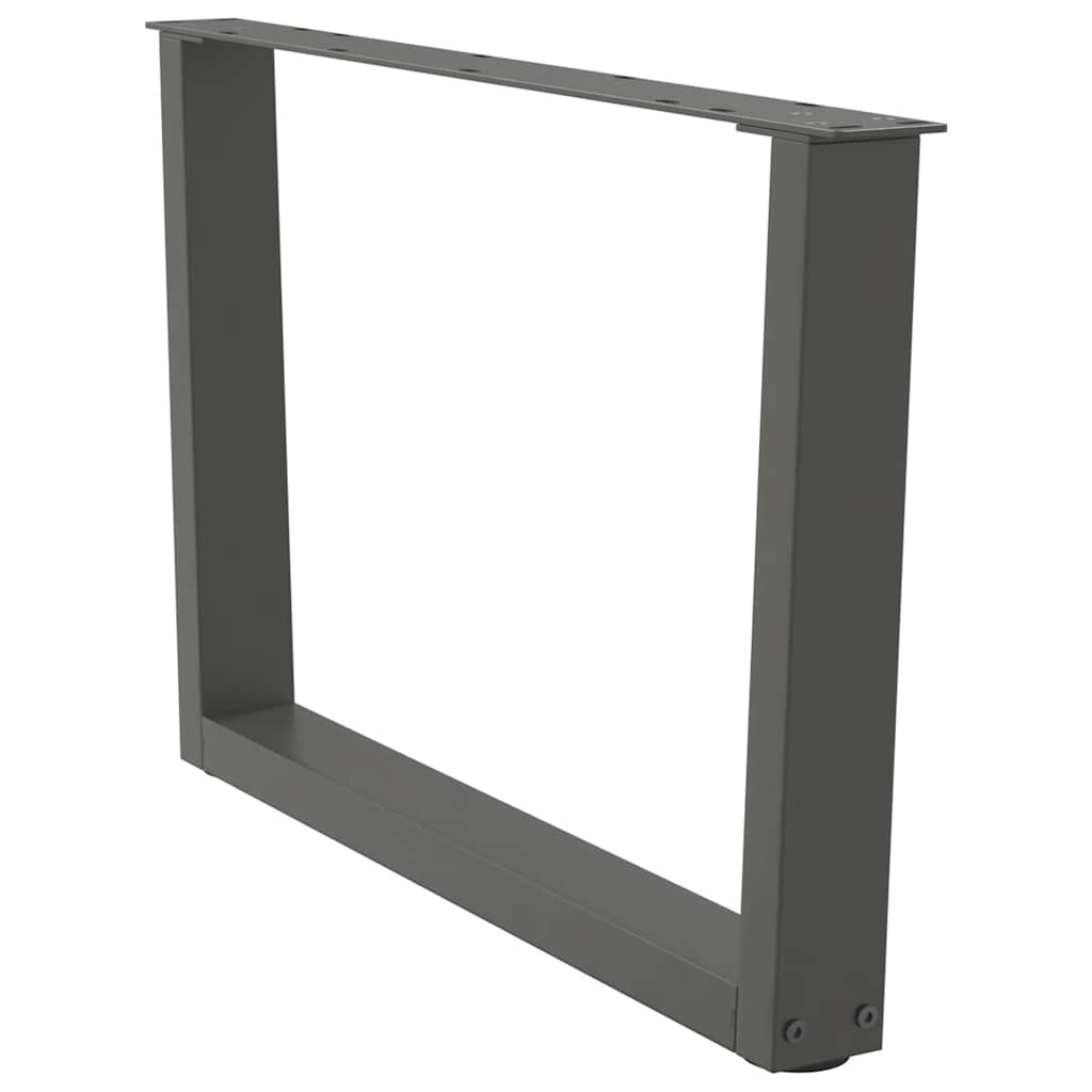 vidaXL Coffee Table Legs V-Shape 2 pcs Anthracite 70x(42-43.3) cm Steel 5