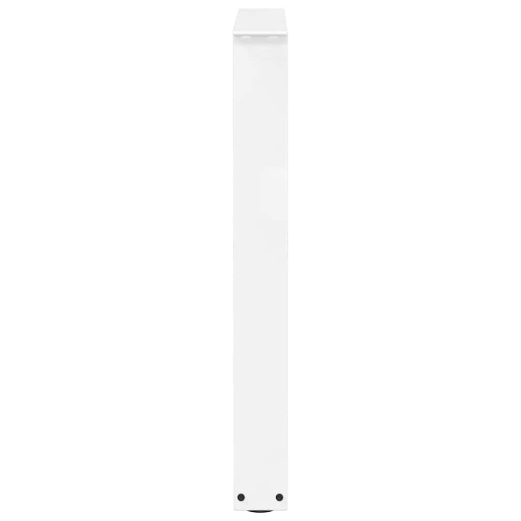 vidaXL Dining Table Legs V-Shape 2 pcs White 60x(72-73,3) cm Steel 6