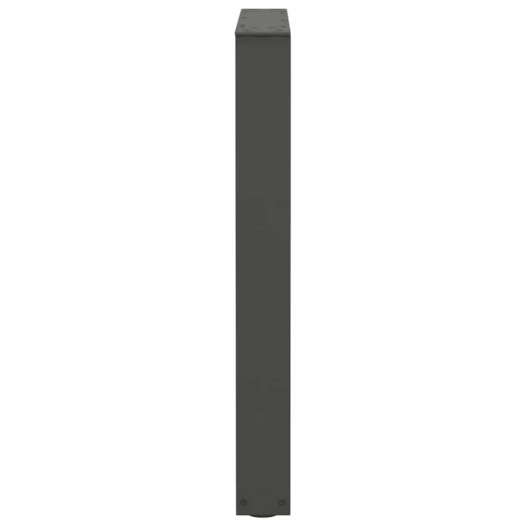 vidaXL Dining Table Legs V-Shape 2 pcs Anthracite 70x(72-73.3) cm Steel 6