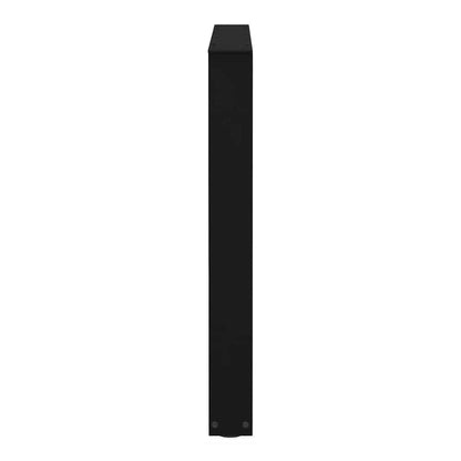 Dining Table Legs V-Shape Steel 3 pcs Black 90 x (72-73.3) cm