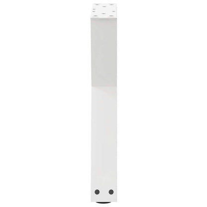 vidaXL Coffee Table Legs 2 pcs White 38x(42-43.3) cm Steel 6