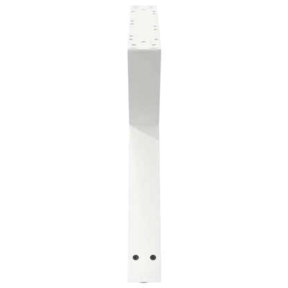vidaXL Coffee Table Legs 2 pcs White 70x(42-43.3) cm Steel 6
