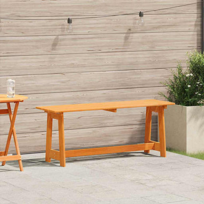 vidaXL Outdoor Bench Brown 119 x 37 x 47 cm Solid Pine Wood 1