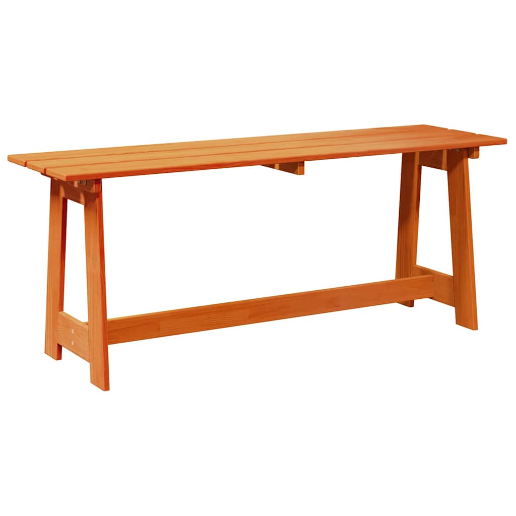 vidaXL Outdoor Bench Brown 119 x 37 x 47 cm Solid Pine Wood 2