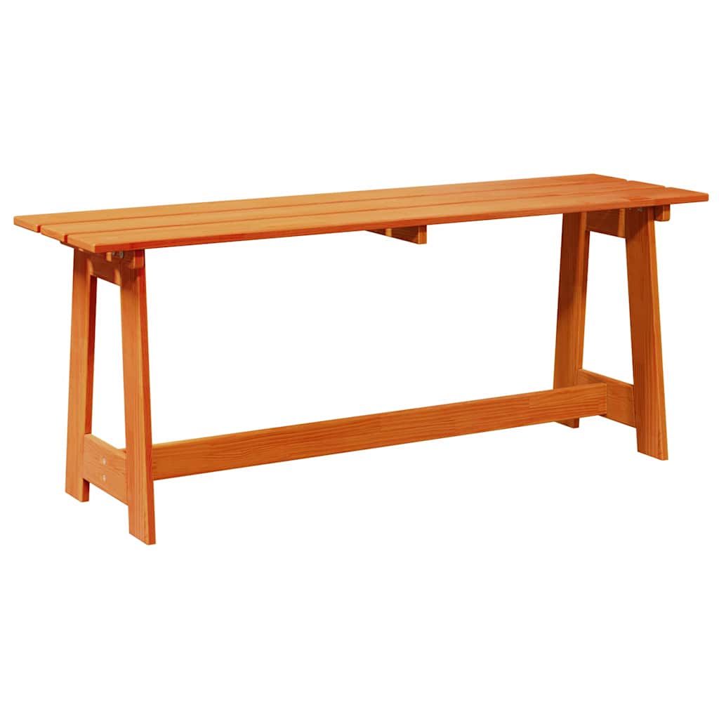 vidaXL Outdoor Bench Brown 119 x 37 x 47 cm Solid Pine Wood 6