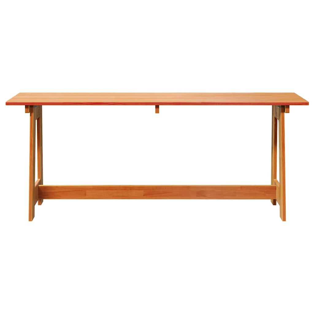 vidaXL Outdoor Bench Brown 119 x 37 x 47 cm Solid Pine Wood 4