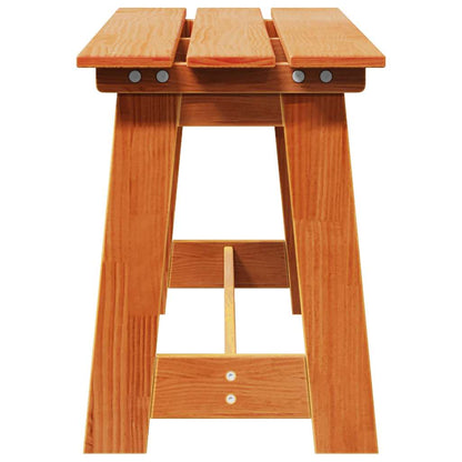 vidaXL Outdoor Bench Brown 119 x 37 x 47 cm Solid Pine Wood 5