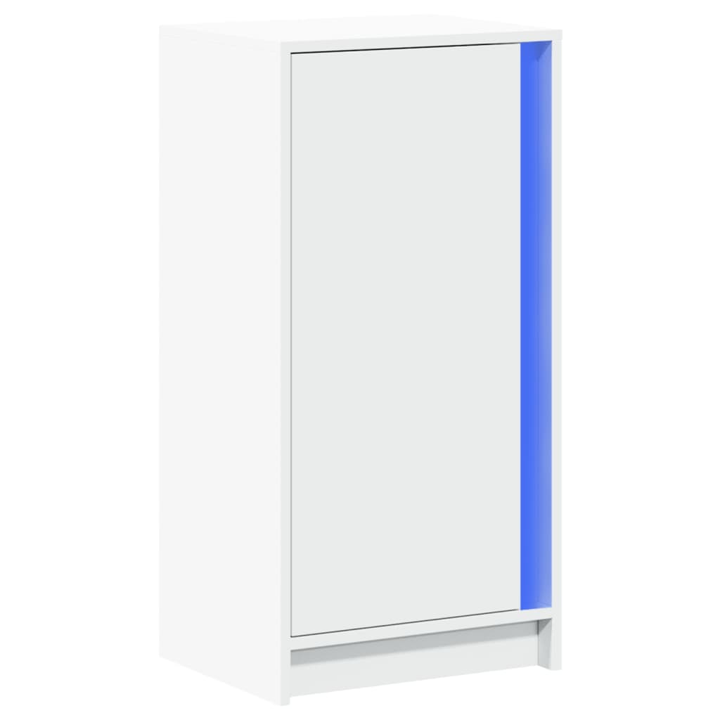vidaXL Sideboard with LED White 42.5x34x85 cm Engineered Wood 3