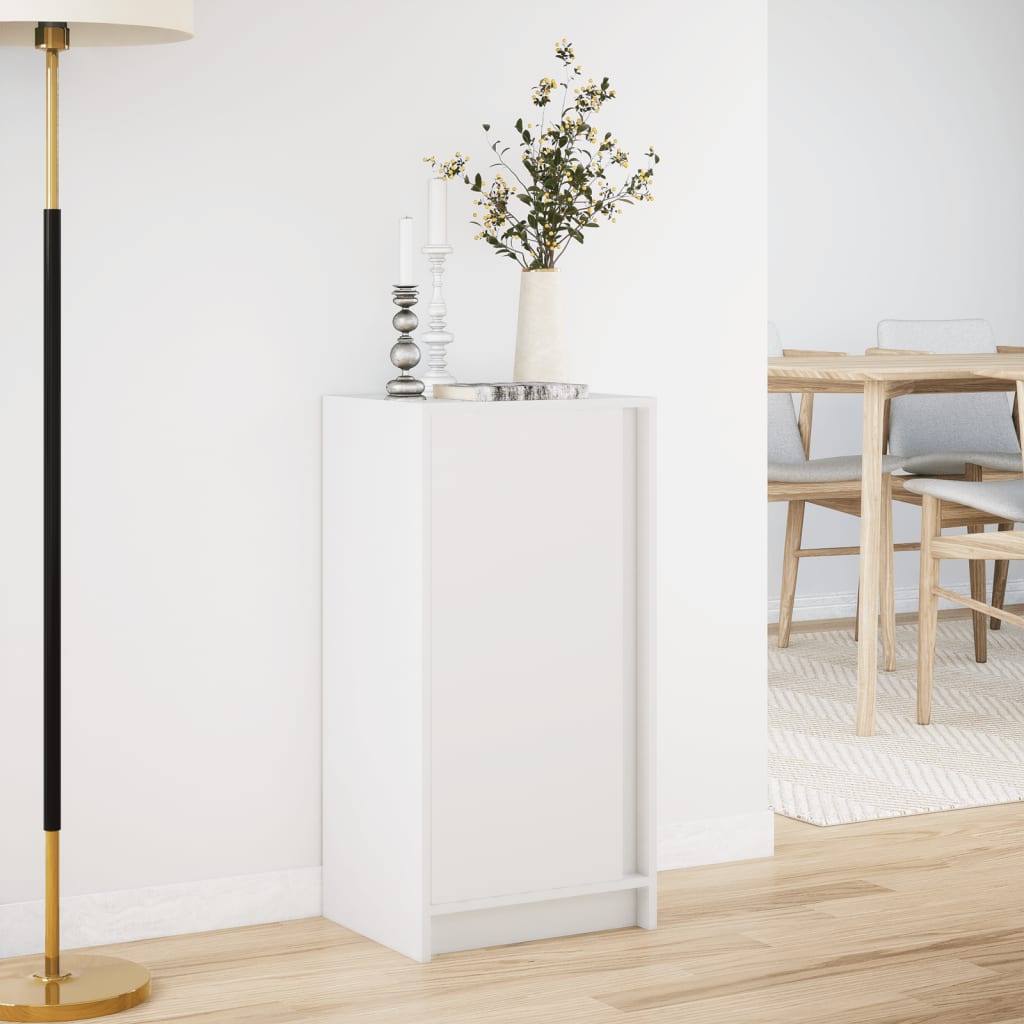 vidaXL Sideboard with LED White 42.5x34x85 cm Engineered Wood 4