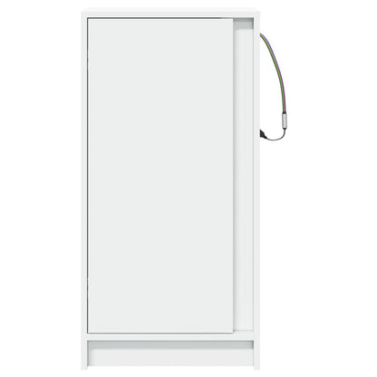 vidaXL Sideboard with LED White 42.5x34x85 cm Engineered Wood 6