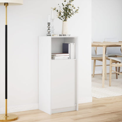 vidaXL Sideboard with LED White 42.5x34x100 cm Engineered Wood 4