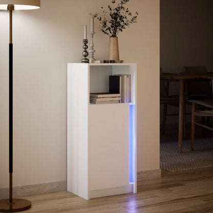 vidaXL Sideboard with LED White 42.5x34x100 cm Engineered Wood 5