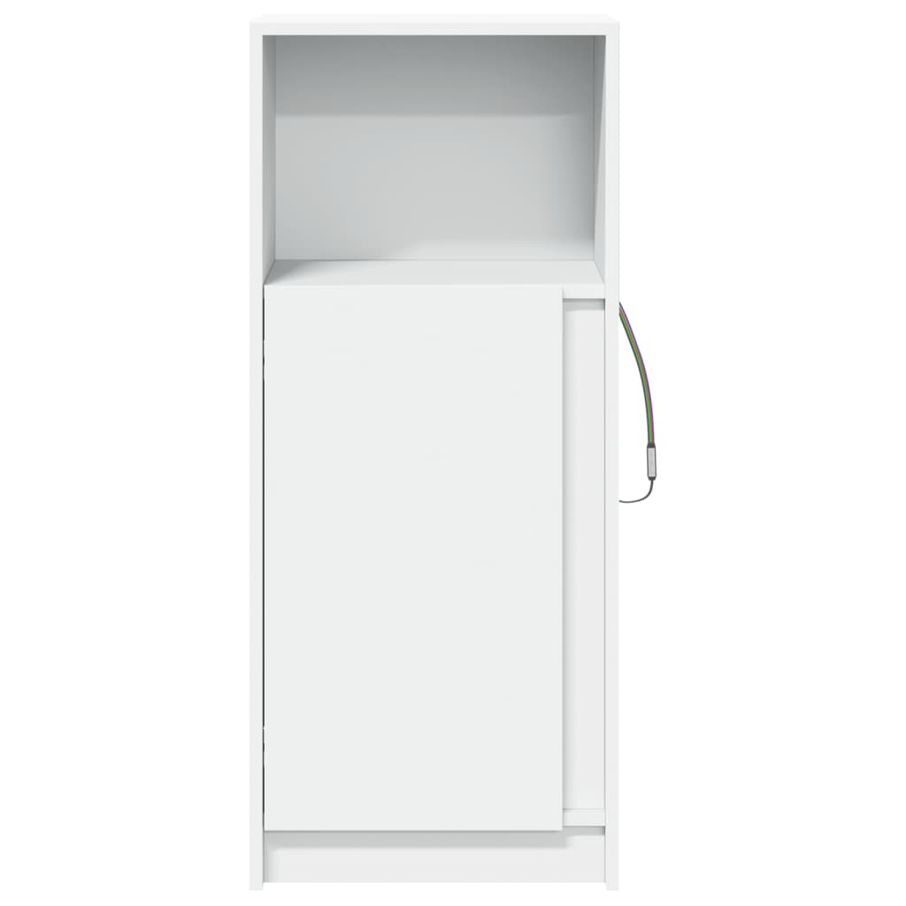 vidaXL Sideboard with LED White 42.5x34x100 cm Engineered Wood 6