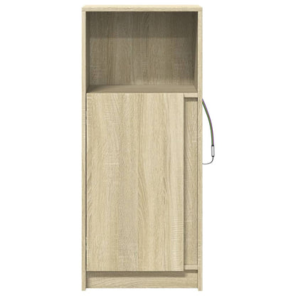 vidaXL Sideboard with LED Sonoma Oak 42.5x34x100 cm Engineered Wood 6