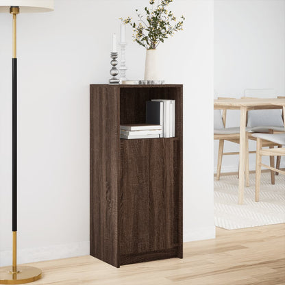 vidaXL Sideboard with LED Brown Oak 42.5x34x100 cm Engineered Wood 4