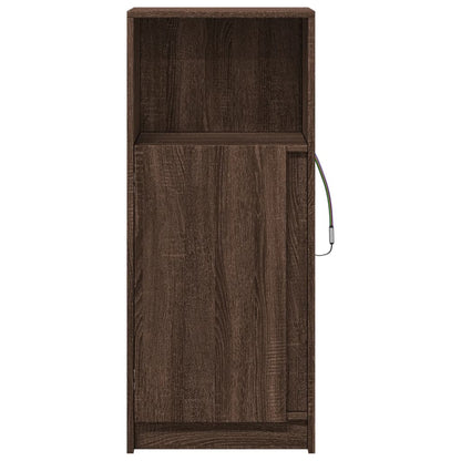 vidaXL Sideboard with LED Brown Oak 42.5x34x100 cm Engineered Wood 6