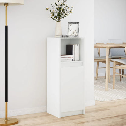vidaXL Sideboard with LED White 38x34x100 cm Engineered Wood 4