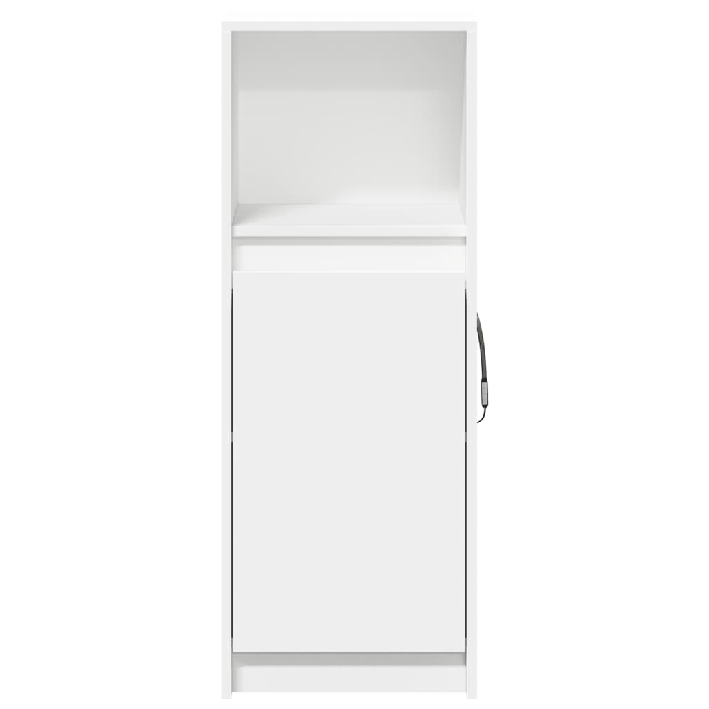 vidaXL Sideboard with LED White 38x34x100 cm Engineered Wood 6