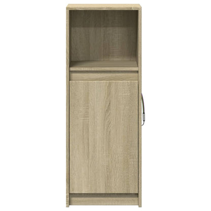 vidaXL Sideboard with LED Sonoma Oak 38x34x100 cm Engineered Wood 6