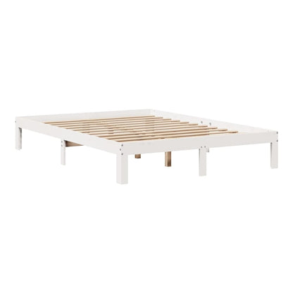 Bed Frame with Headboard without Mattress White 120 cm 200 cm